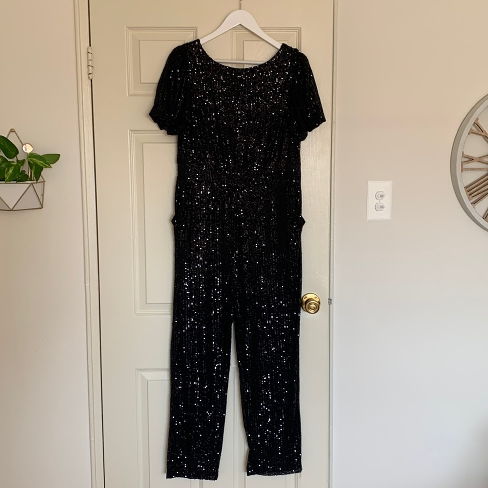 Ivy City Co Sequin Jumpsuit